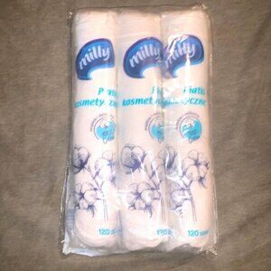 360 cotton rounds for daily cosmetic routine and or makeup